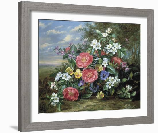 Florals I-Albert Williams-Framed Giclee Print