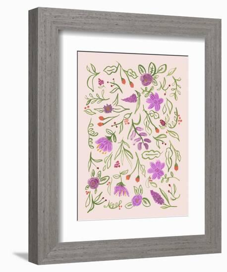 Florals in Love-Cody Alice Moore-Framed Art Print