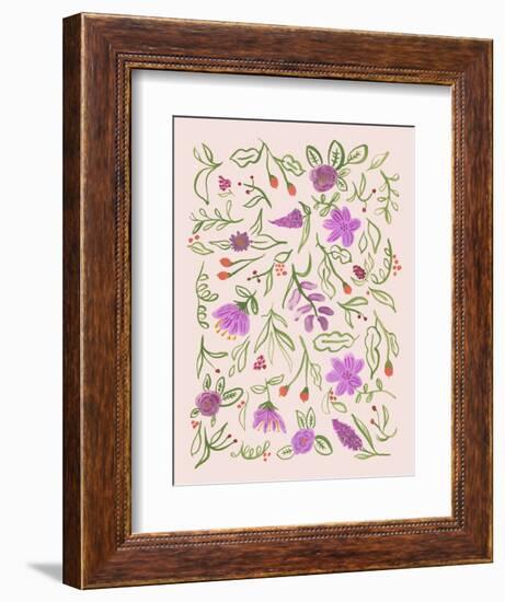 Florals in Love-Cody Alice Moore-Framed Art Print