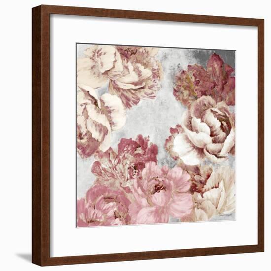 Florals in Pink and Cream-Lanie Loreth-Framed Premium Giclee Print