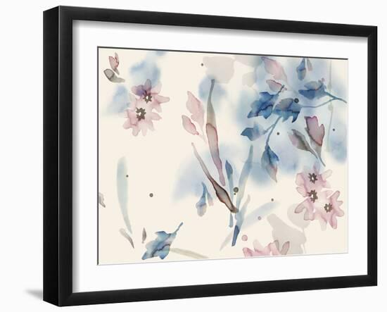 Floratopia - Medley-Kristine Hegre-Framed Giclee Print