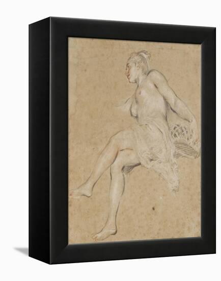 Flore-Jean Antoine Watteau-Framed Premier Image Canvas