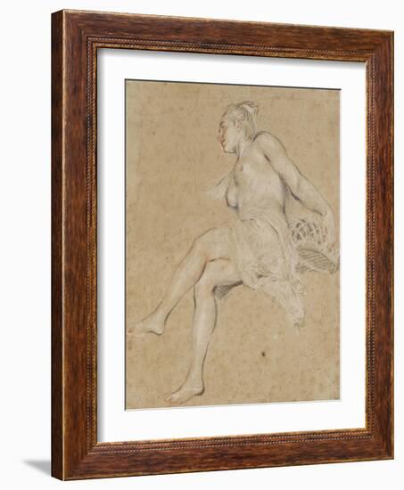 Flore-Jean Antoine Watteau-Framed Giclee Print