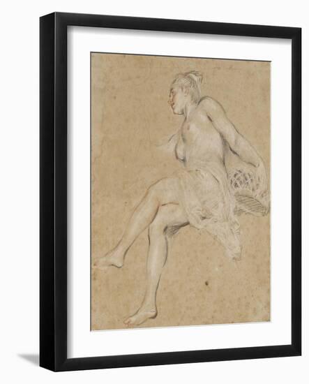 Flore-Jean Antoine Watteau-Framed Giclee Print