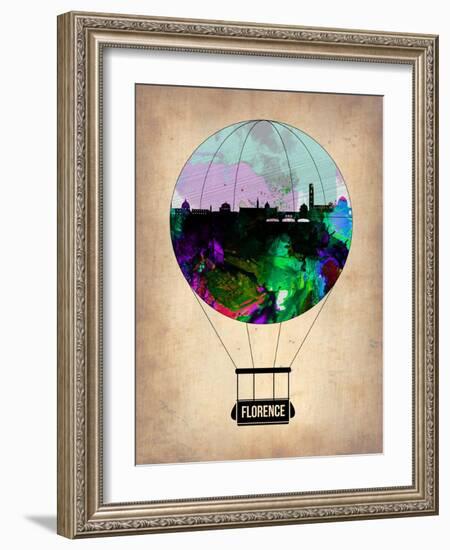 Florence Air Balloon-NaxArt-Framed Art Print