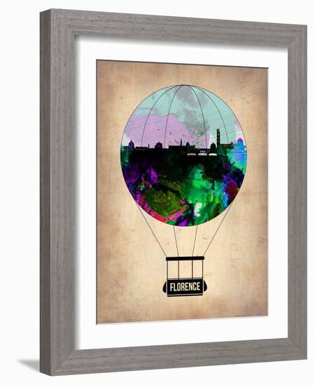 Florence Air Balloon-NaxArt-Framed Art Print