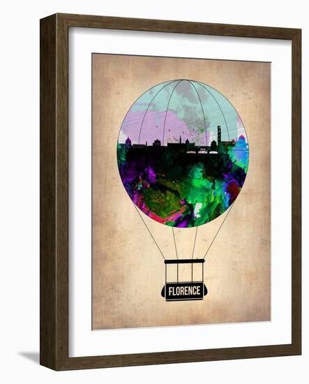 Florence Air Balloon-NaxArt-Framed Art Print