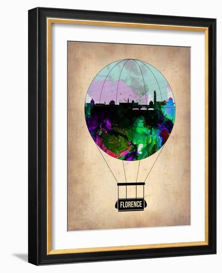 Florence Air Balloon-NaxArt-Framed Art Print