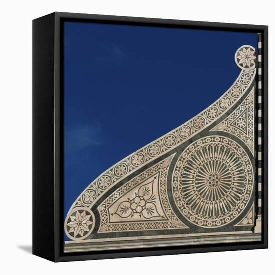 Florence Architectural Details. Santa Maria Novella-Mike Burton-Framed Premier Image Canvas