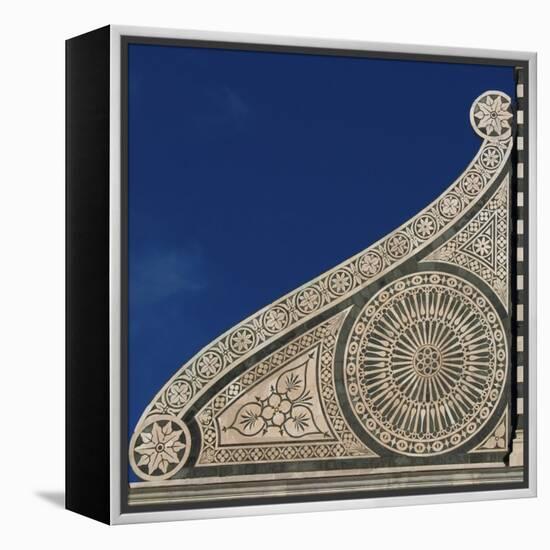 Florence Architectural Details. Santa Maria Novella-Mike Burton-Framed Premier Image Canvas