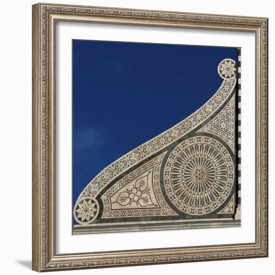 Florence Architectural Details. Santa Maria Novella-Mike Burton-Framed Photographic Print