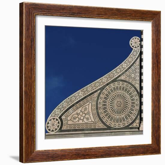 Florence Architectural Details. Santa Maria Novella-Mike Burton-Framed Photographic Print