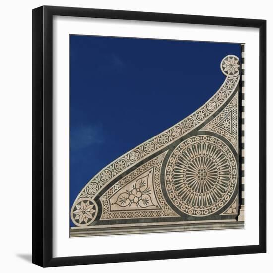 Florence Architectural Details. Santa Maria Novella-Mike Burton-Framed Photographic Print