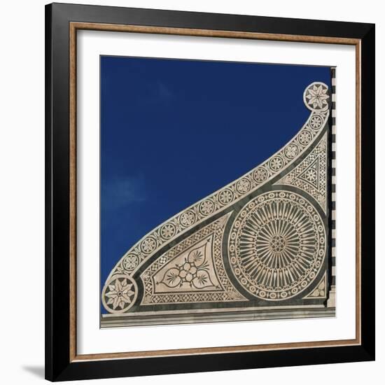 Florence Architectural Details. Santa Maria Novella-Mike Burton-Framed Photographic Print