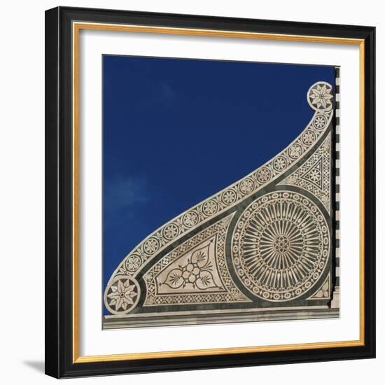 Florence Architectural Details. Santa Maria Novella-Mike Burton-Framed Photographic Print