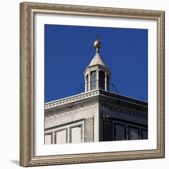 Florence Architectural Details. the Baptistery, Piazza Del Duomo-Mike Burton-Framed Photographic Print