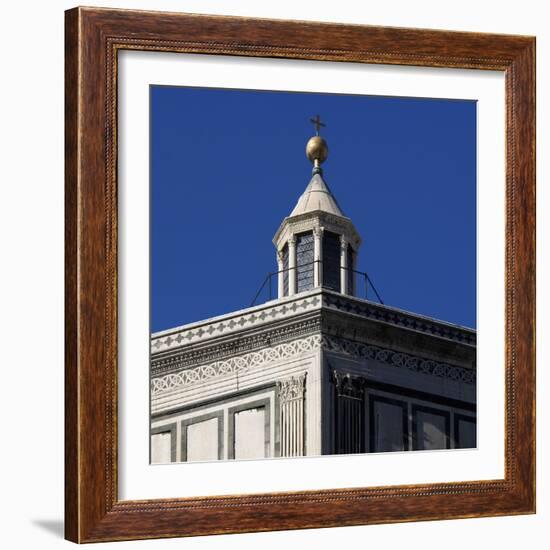 Florence Architectural Details. the Baptistery, Piazza Del Duomo-Mike Burton-Framed Photographic Print