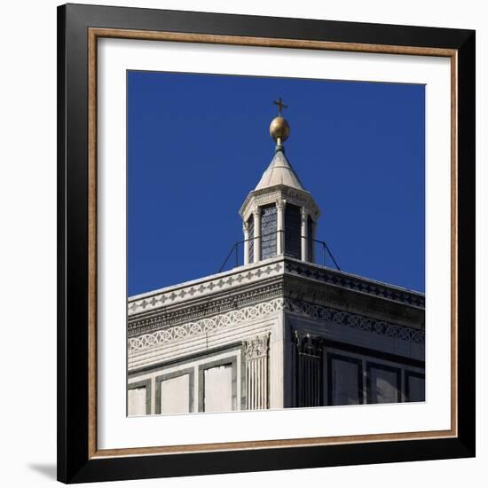 Florence Architectural Details. the Baptistery, Piazza Del Duomo-Mike Burton-Framed Photographic Print