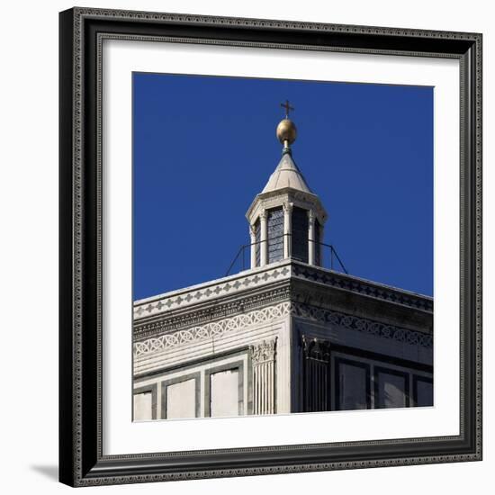 Florence Architectural Details. the Baptistery, Piazza Del Duomo-Mike Burton-Framed Photographic Print