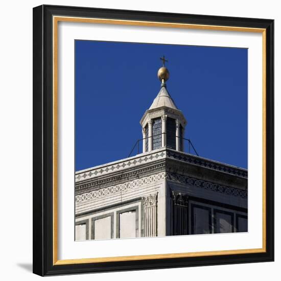 Florence Architectural Details. the Baptistery, Piazza Del Duomo-Mike Burton-Framed Photographic Print