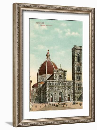 Florence Cathedral, Italy-null-Framed Premium Giclee Print