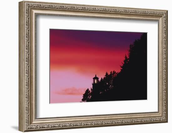 Florence, Devils Elbow State Park, Heceta Head Lighthouse at Sunset-Jamie & Judy Wild-Framed Photographic Print