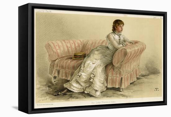 Florence Dixie-Theobald Chartran-Framed Stretched Canvas
