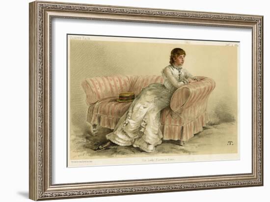 Florence Dixie-Theobald Chartran-Framed Art Print