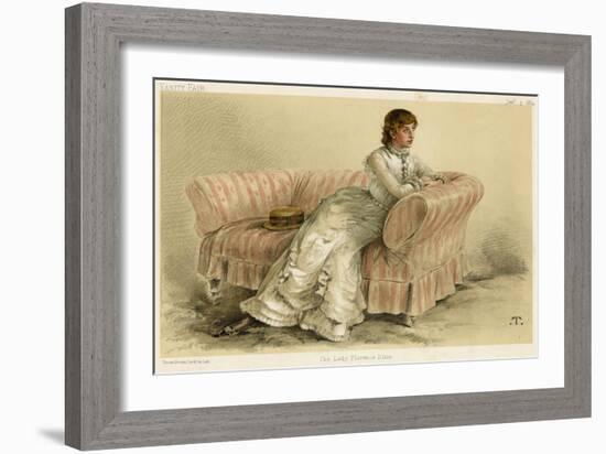 Florence Dixie-Theobald Chartran-Framed Art Print