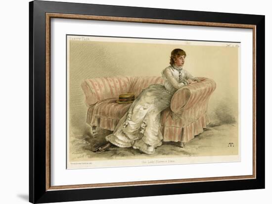 Florence Dixie-Theobald Chartran-Framed Art Print