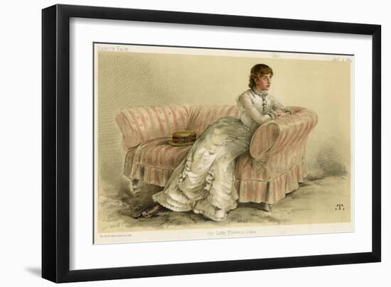 Florence Dixie-Theobald Chartran-Framed Art Print