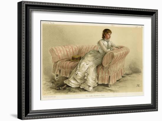 Florence Dixie-Theobald Chartran-Framed Art Print