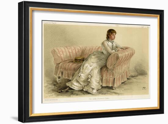 Florence Dixie-Theobald Chartran-Framed Art Print