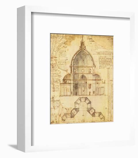 Florence Dome-Lodovic Cardi-Framed Premium Giclee Print