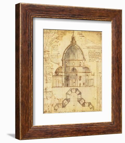 Florence Dome-Lodovic Cardi-Framed Premium Giclee Print