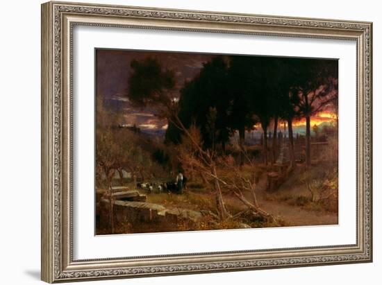 Florence, Evening, 1896-Albert Goodwin-Framed Giclee Print