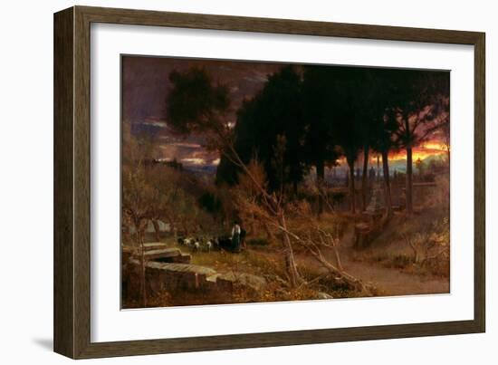 Florence, Evening, 1896-Albert Goodwin-Framed Giclee Print