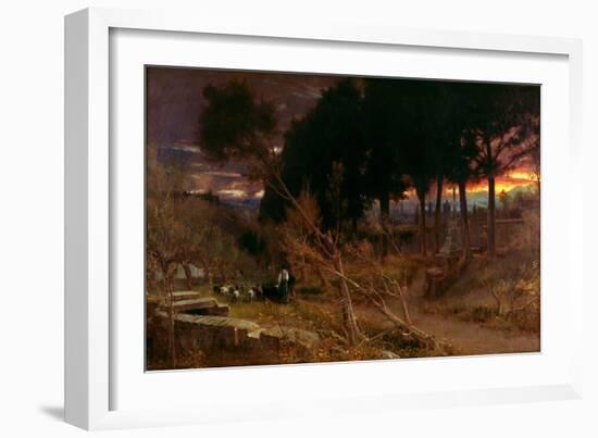 Florence, Evening, 1896-Albert Goodwin-Framed Giclee Print