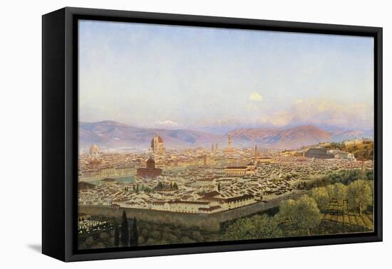 Florence from Bellosguardo-John Brett-Framed Premier Image Canvas