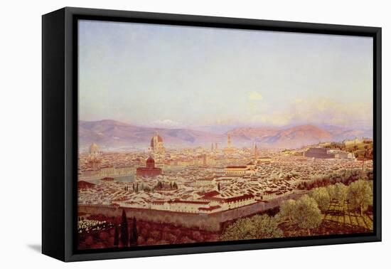 Florence from Bellosguardo-John Brett-Framed Premier Image Canvas