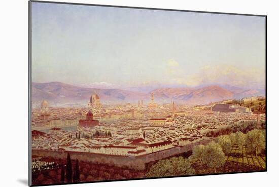 Florence from Bellosguardo-John Brett-Mounted Giclee Print