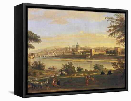 Florence from Farmhouses-Gaspar van Wittel-Framed Premier Image Canvas