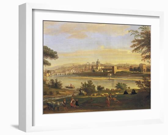 Florence from Farmhouses-Gaspar van Wittel-Framed Giclee Print