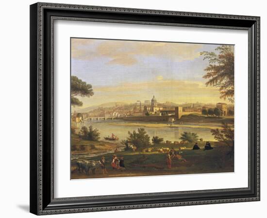 Florence from Farmhouses-Gaspar van Wittel-Framed Giclee Print