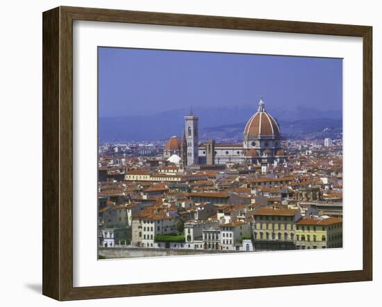 Florence from Piazzale Michaelangelo, Italy-Peter Thompson-Framed Photographic Print