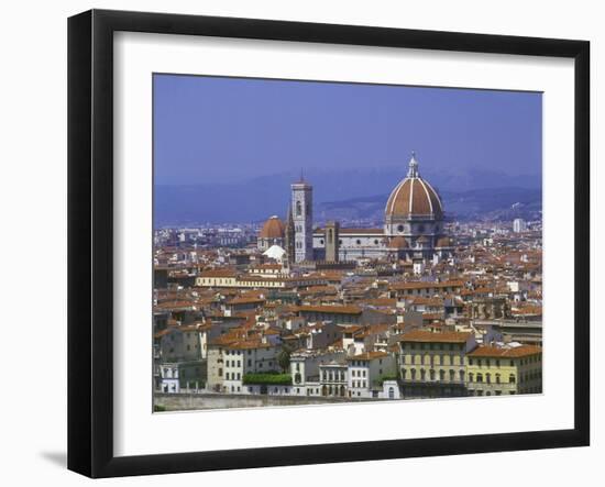 Florence from Piazzale Michaelangelo, Italy-Peter Thompson-Framed Photographic Print