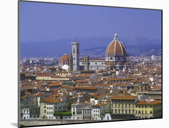 Florence from Piazzale Michaelangelo, Italy-Peter Thompson-Mounted Photographic Print