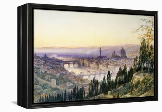 Florence from San Miniato-Arthur Severn-Framed Premier Image Canvas