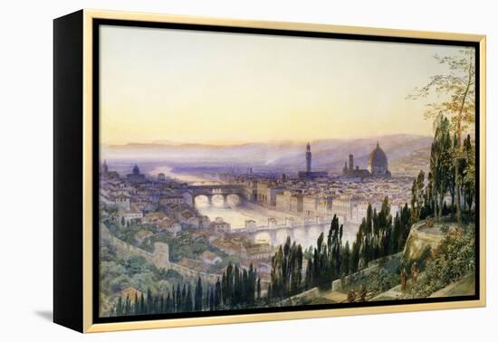 Florence from San Miniato-Arthur Severn-Framed Premier Image Canvas