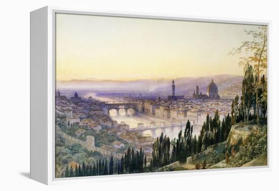 Florence from San Miniato-Arthur Severn-Framed Premier Image Canvas